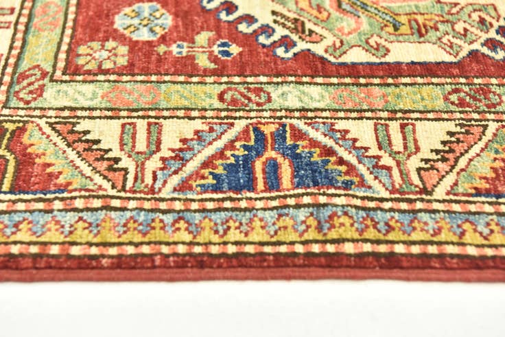 Detail image of 2' 9 x 4' 2 Hand Knotted Kazak Oriental Rug