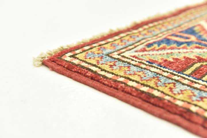 2' 9 x 4' 2 Hand Knotted Kazak Oriental Rug