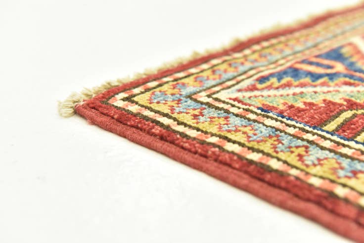 Detail image of 2' 9 x 4' 2 Hand Knotted Kazak Oriental Rug