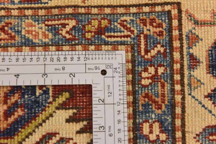 3' 4 x 5' 1 Hand Knotted Kazak Oriental Wool Rug