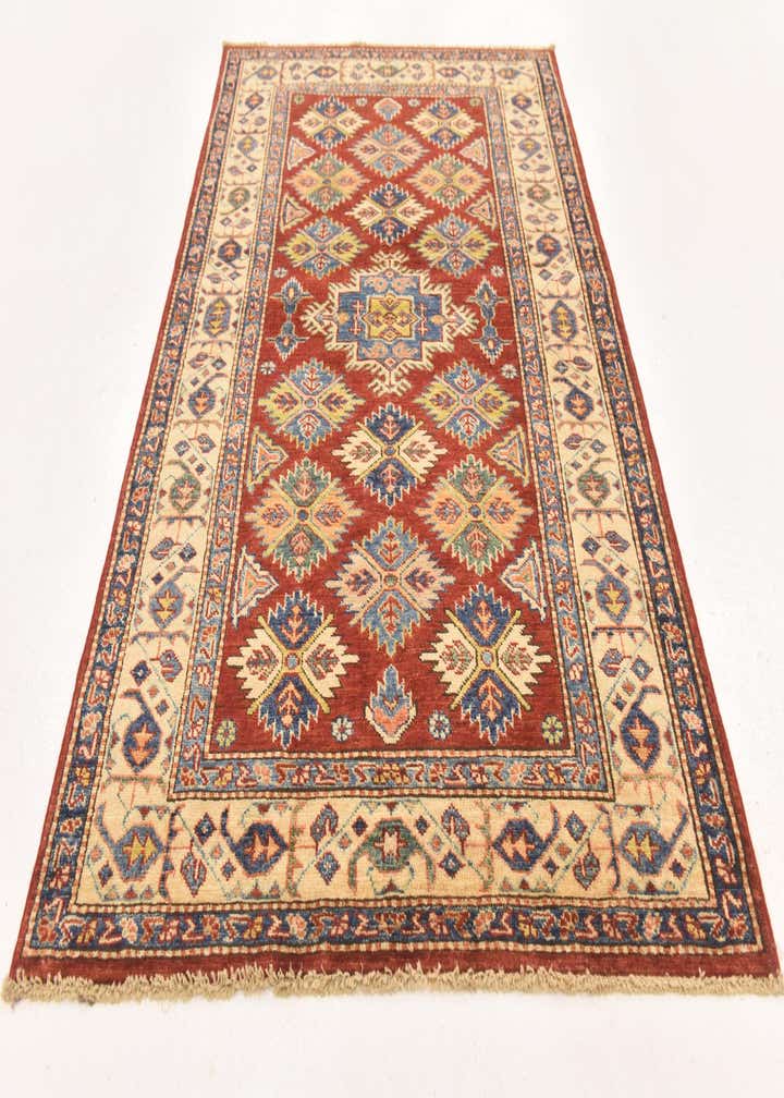 3' 4 x 5' 1 Hand Knotted Kazak Oriental Wool Rug