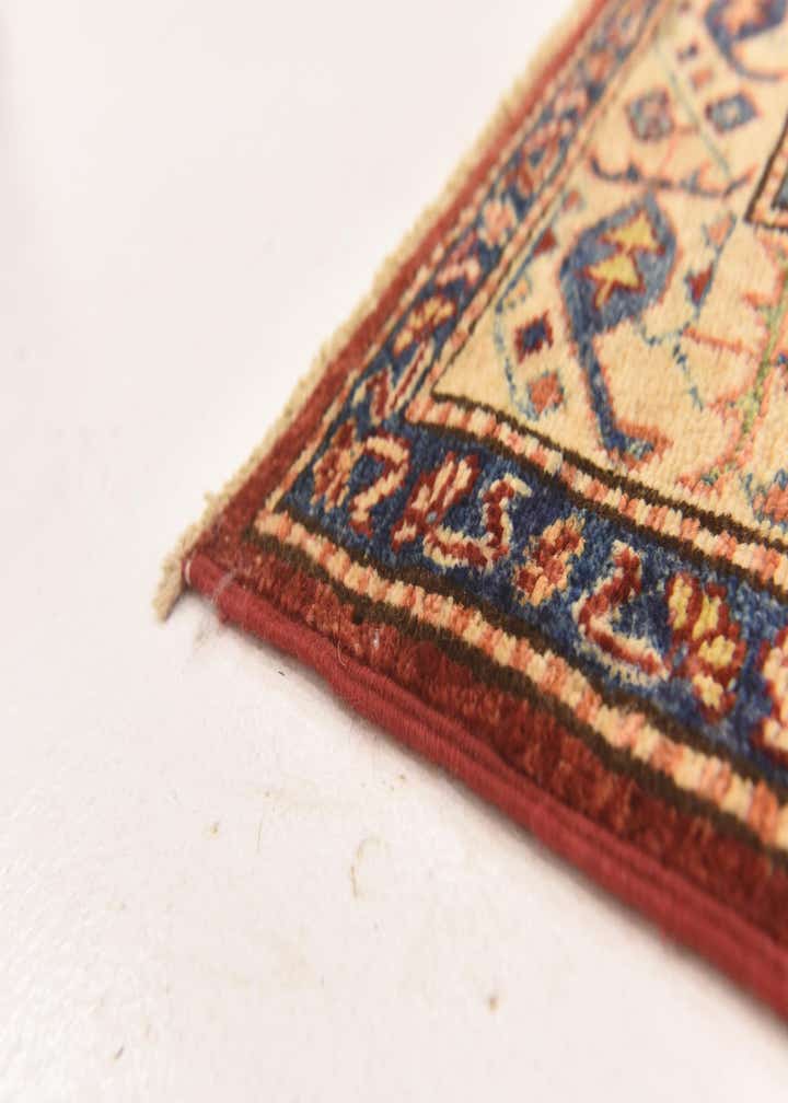 3' 4 x 5' 1 Hand Knotted Kazak Oriental Wool Rug