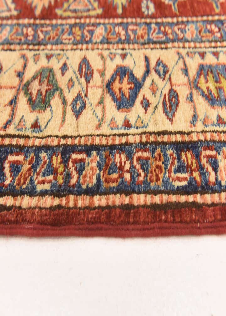 3' 4 x 5' 1 Hand Knotted Kazak Oriental Wool Rug