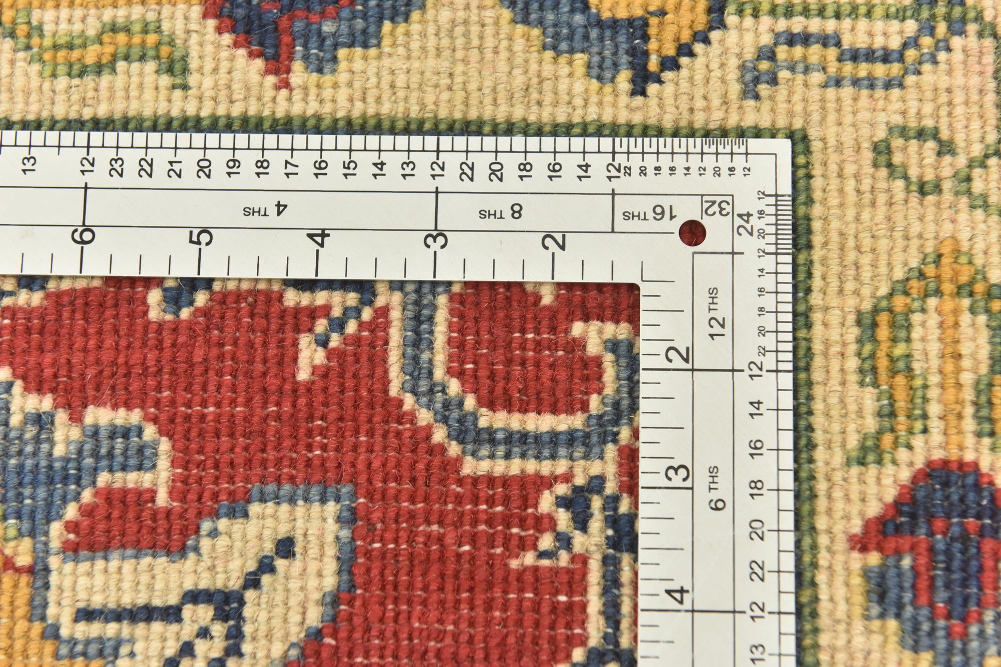 5' 8 x 7' 9 Hand Knotted Kazak Rug