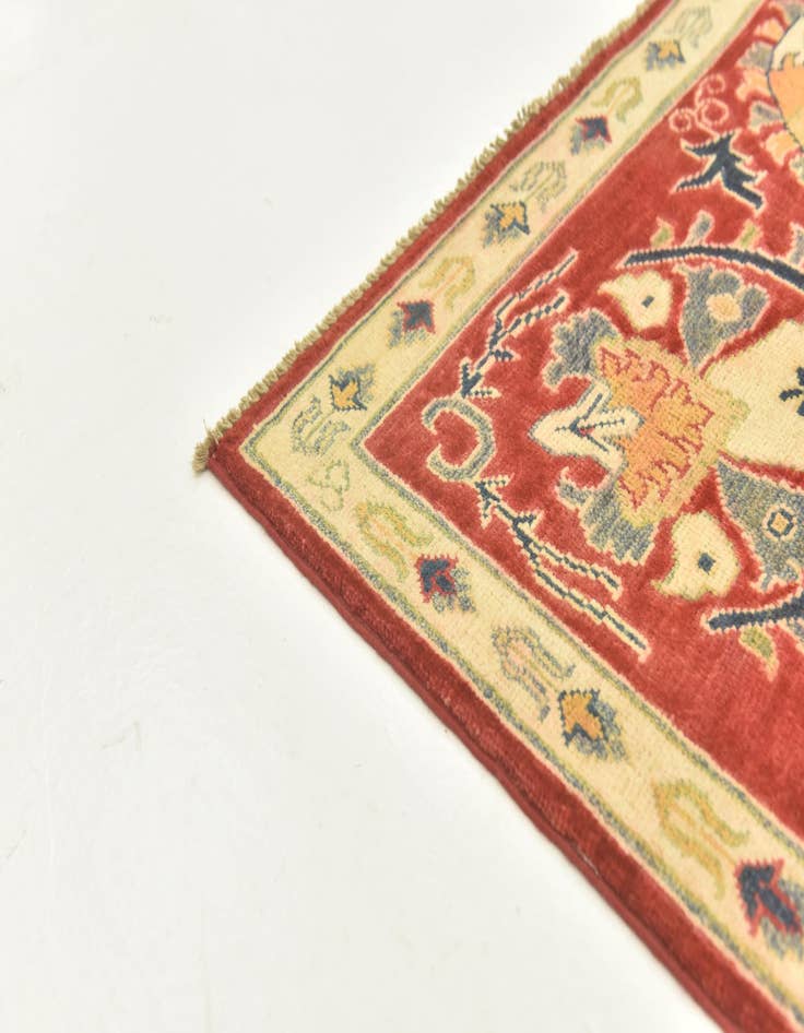 Detail image of 5' 8 x 7' 9  Hand Knotted Kazak Rug