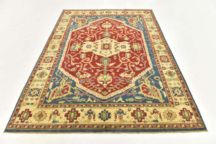 170cm x 235cm Hand Knotted Kazak Rug