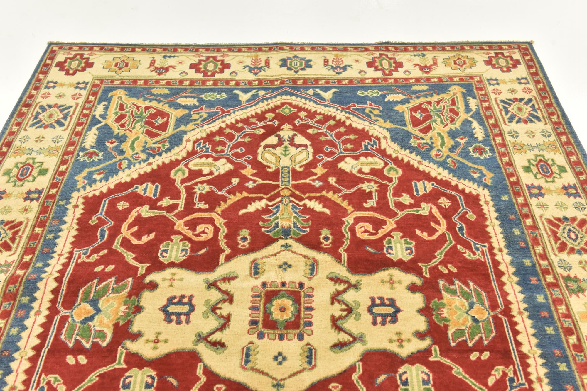 170cm x 235cm Hand Knotted Kazak Rug