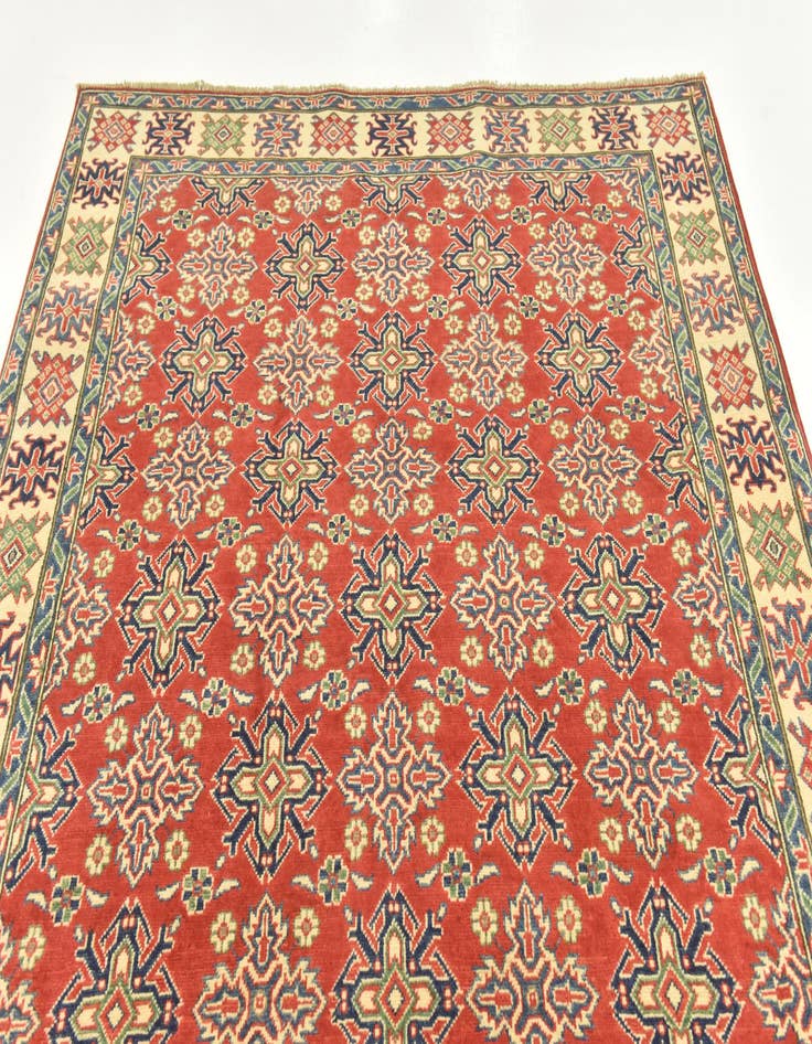 Detail image of 6' x 8' 9  Hand Knotted Kazak Rug