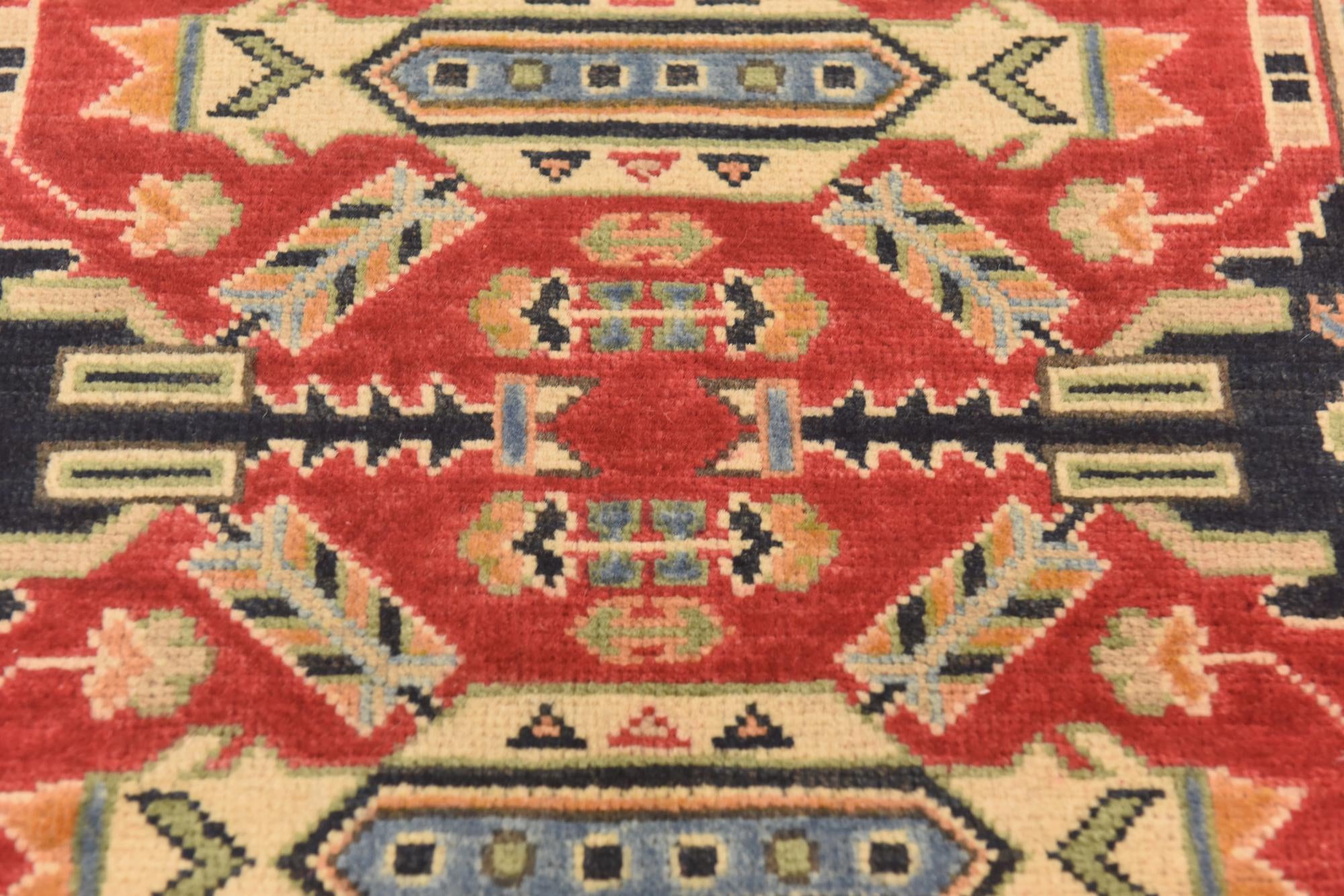 2' 8 x 4' 2 Hand Knotted Kazak Oriental Rug