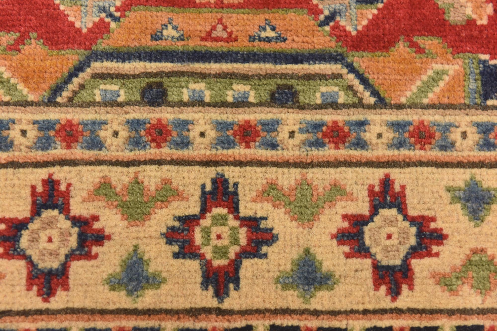 2' 8 x 4' 2 Hand Knotted Kazak Oriental Rug