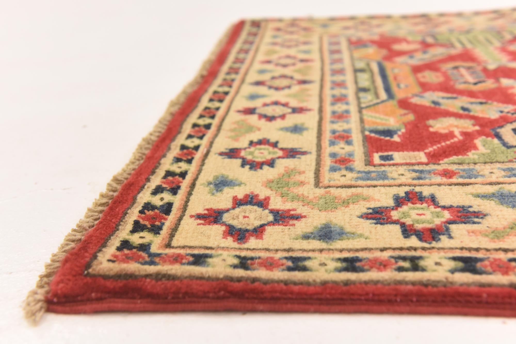 2' 8 x 4' 2 Hand Knotted Kazak Oriental Rug