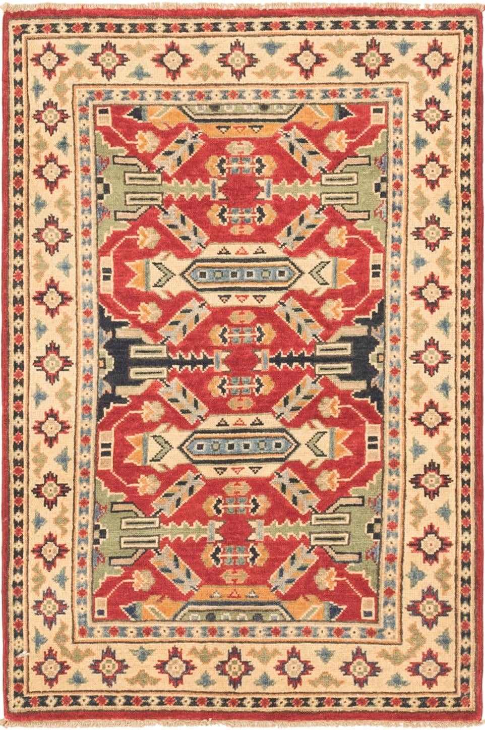 2' 8 x 4' 2 Hand Knotted Kazak Oriental Rug