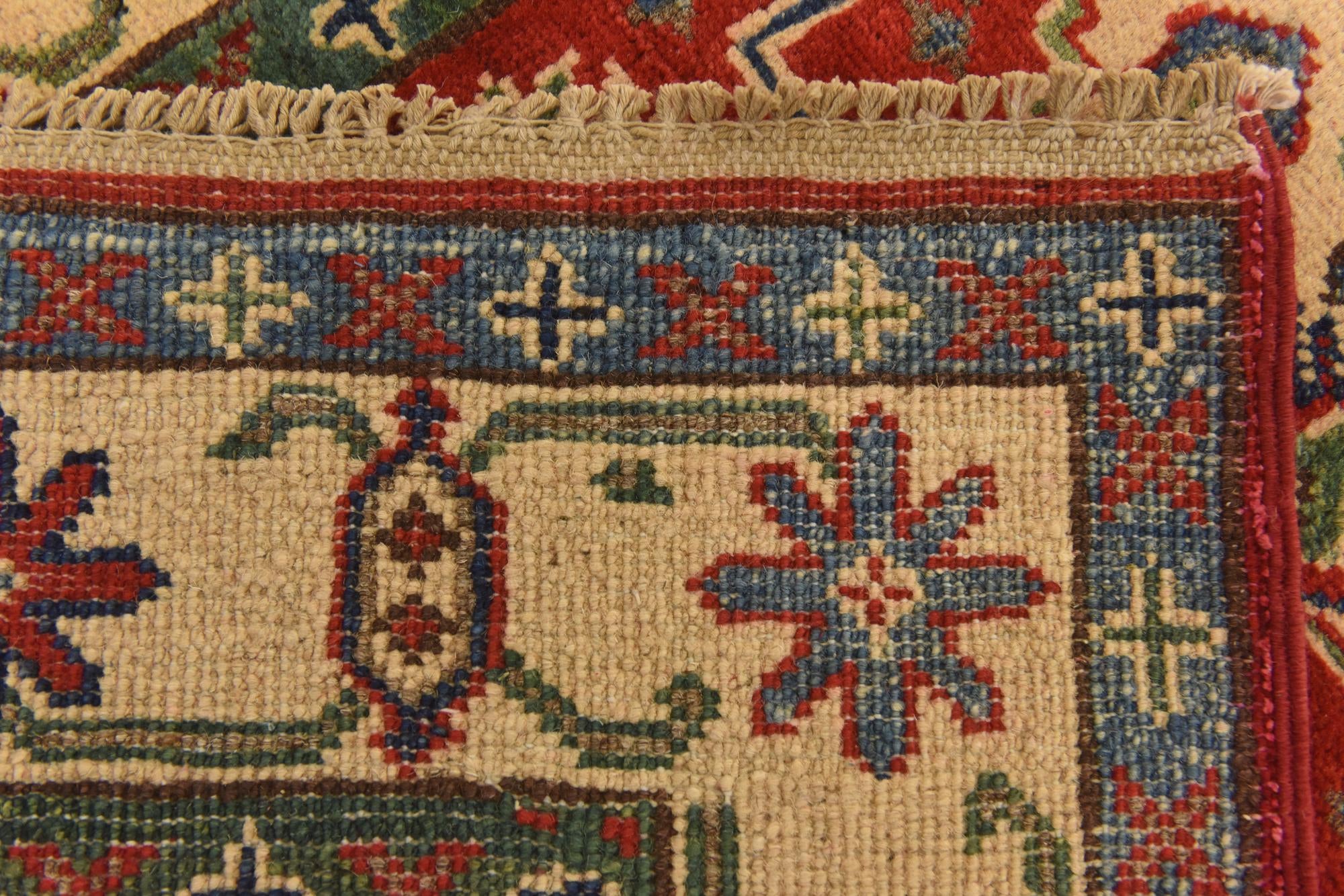 2' 8 x 4' 1 Hand Knotted Kazak Rug