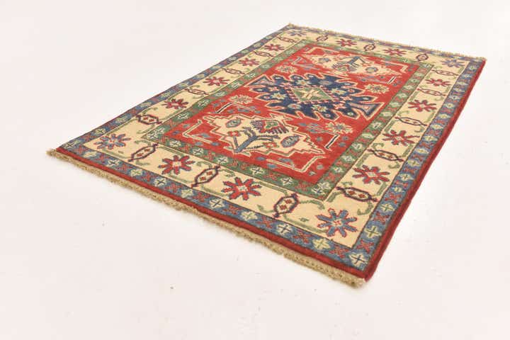 2' 8 x 4' 1 Hand Knotted Kazak Rug