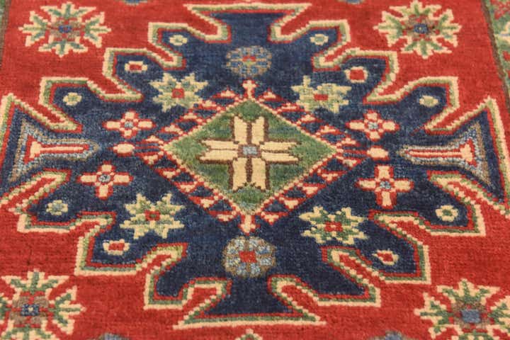 2' 8 x 4' 1 Hand Knotted Kazak Rug