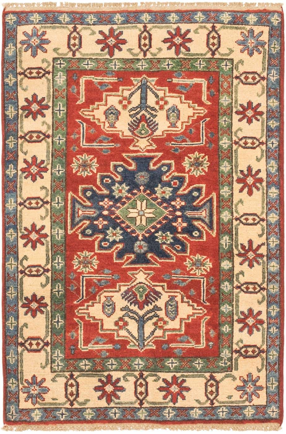 2' 8 x 4' 1 Hand Knotted Kazak Rug