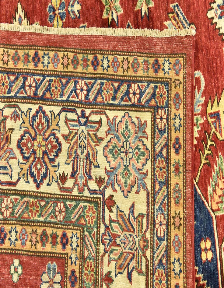 Detail image of 5' 9 x 8' 4 Hand Knotted Kazak Oriental Rug
