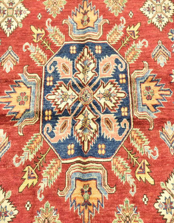 Detail image of 5' 9 x 8' 4 Hand Knotted Kazak Oriental Rug