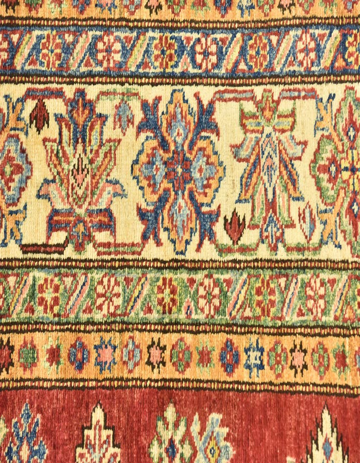 Detail image of 5' 9 x 8' 4 Hand Knotted Kazak Oriental Rug