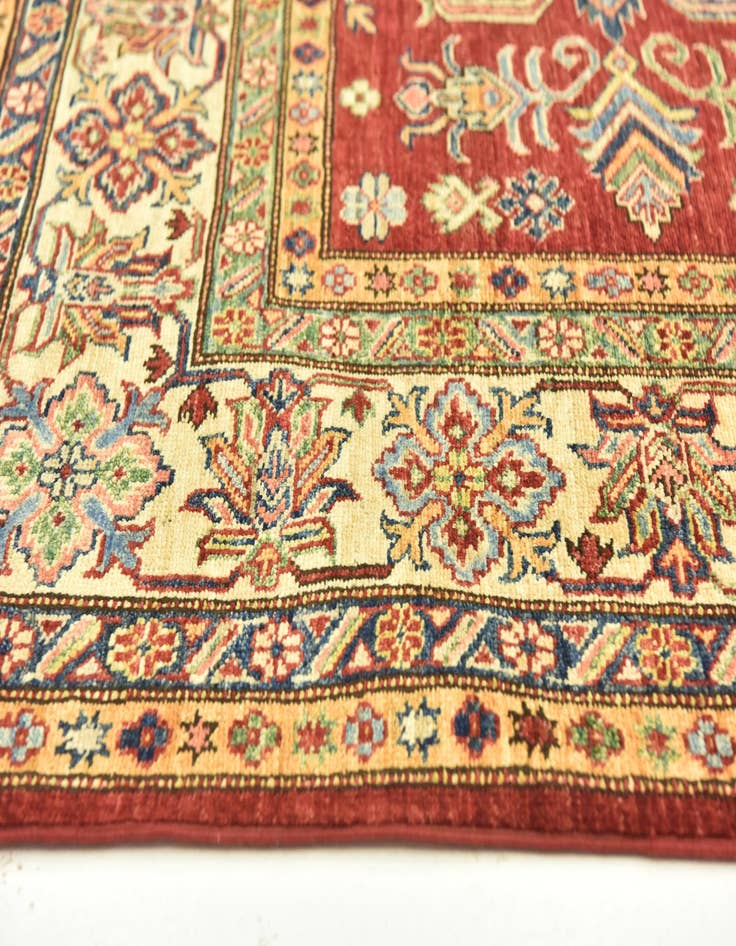 Detail image of 5' 9 x 8' 4 Hand Knotted Kazak Oriental Rug