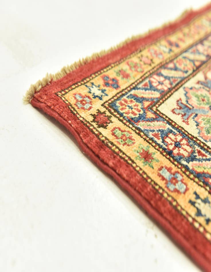 Detail image of 5' 9 x 8' 4 Hand Knotted Kazak Oriental Rug