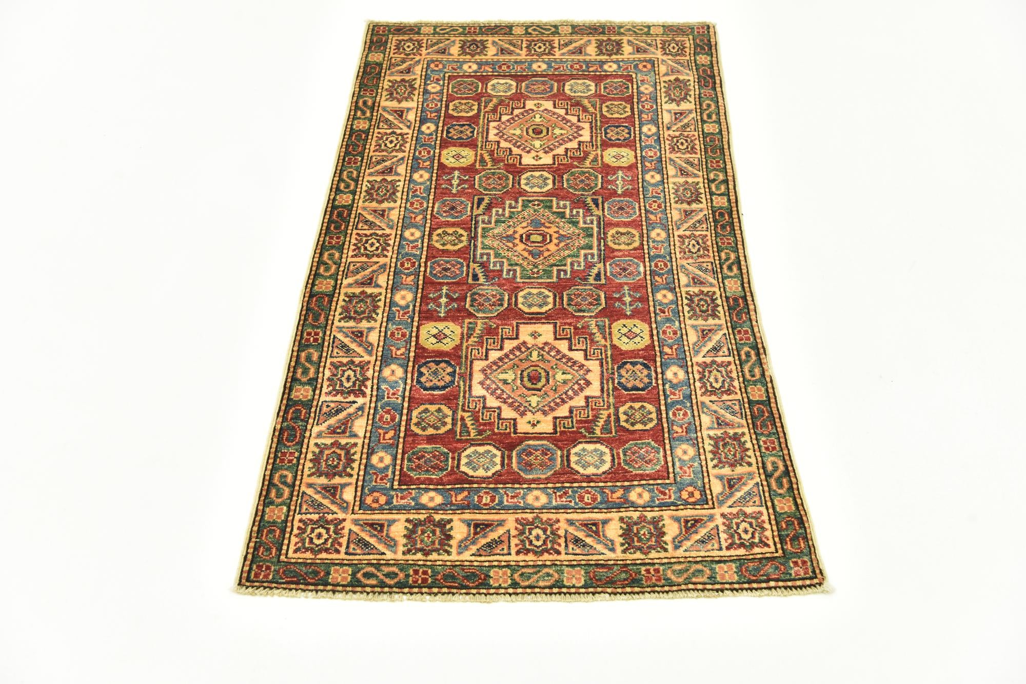 2' 7 x 4' 6 Hand Knotted Kazak Oriental Rug
