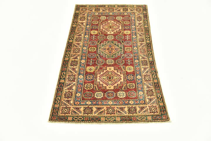 2' 7 x 4' 6 Hand Knotted Kazak Oriental Rug