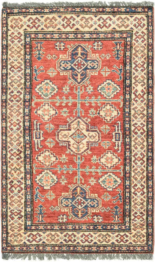 2' 8 x 4' 6 Hand Knotted Kazak Oriental Rug
