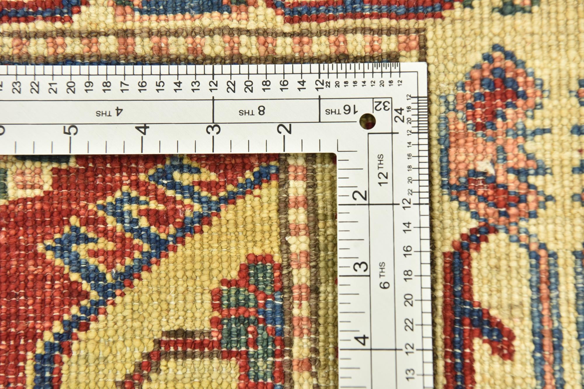 3' x 4' 2 Hand Knotted Kazak Oriental Rug