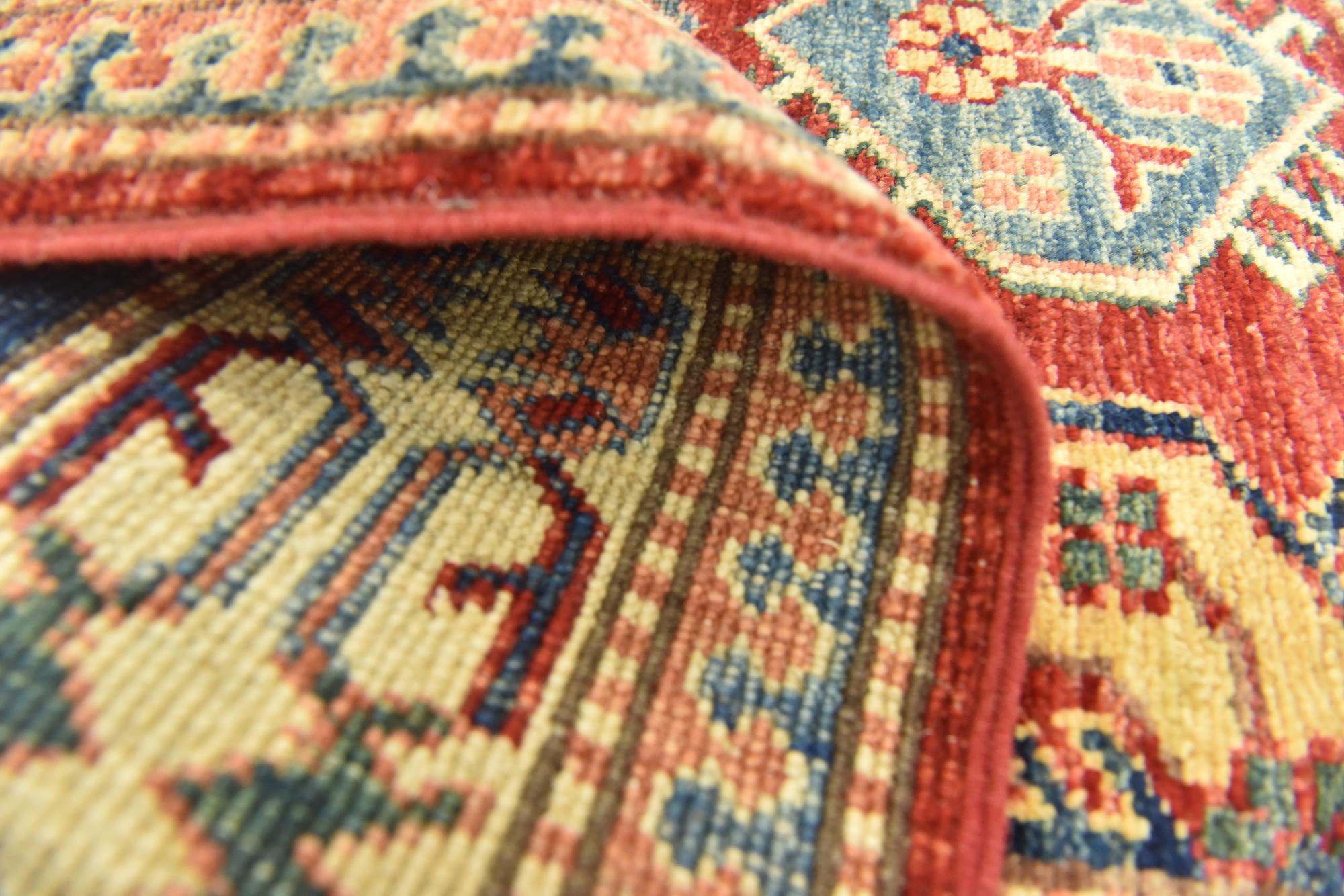3' x 4' 2 Hand Knotted Kazak Oriental Rug