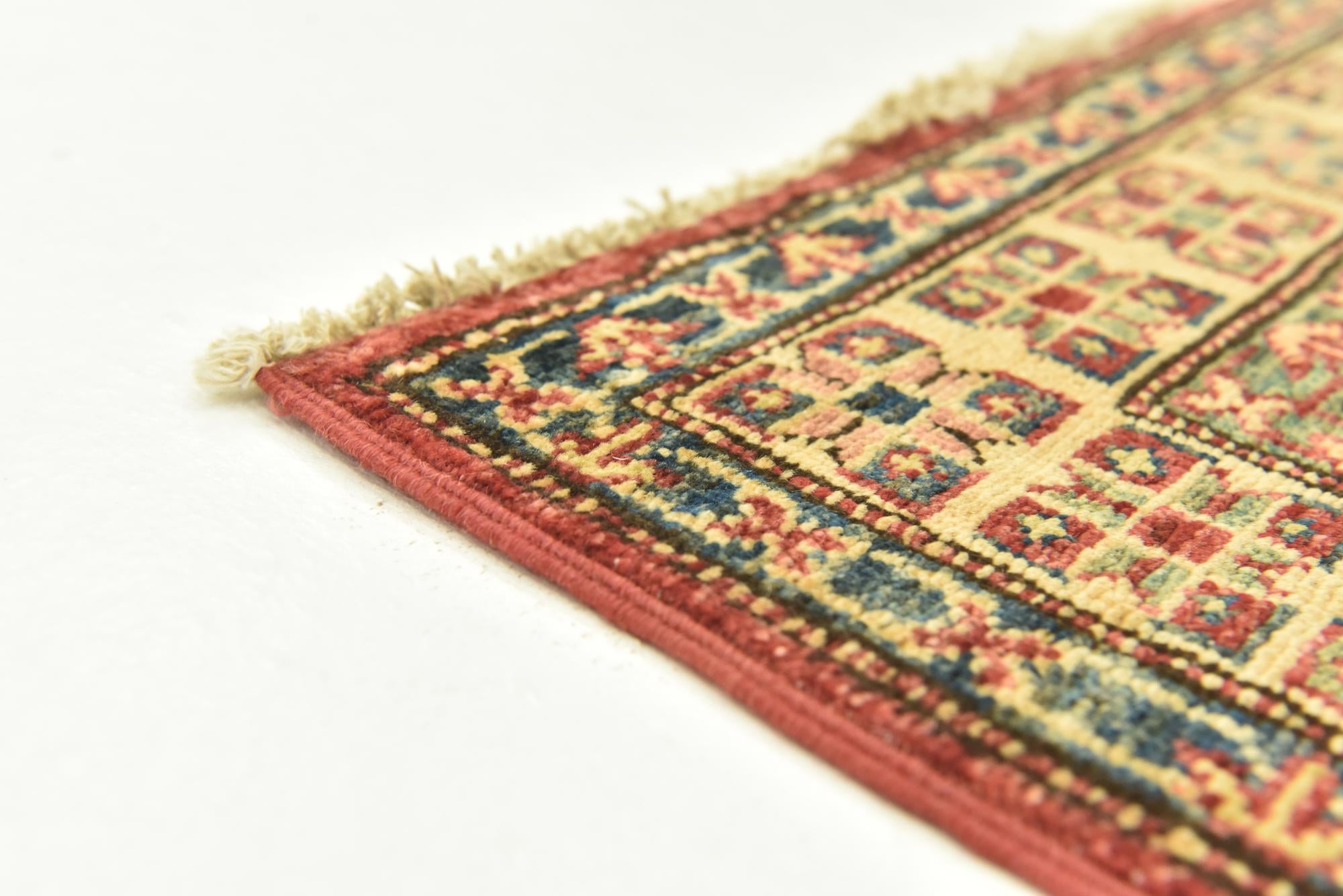 2' 8 x 3' 10 Hand Knotted Kazak Oriental Rug