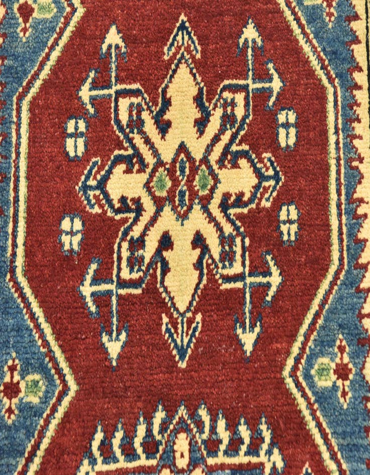 Detail image of 2' 9 x 4' 2  Hand Knotted Kazak Rug