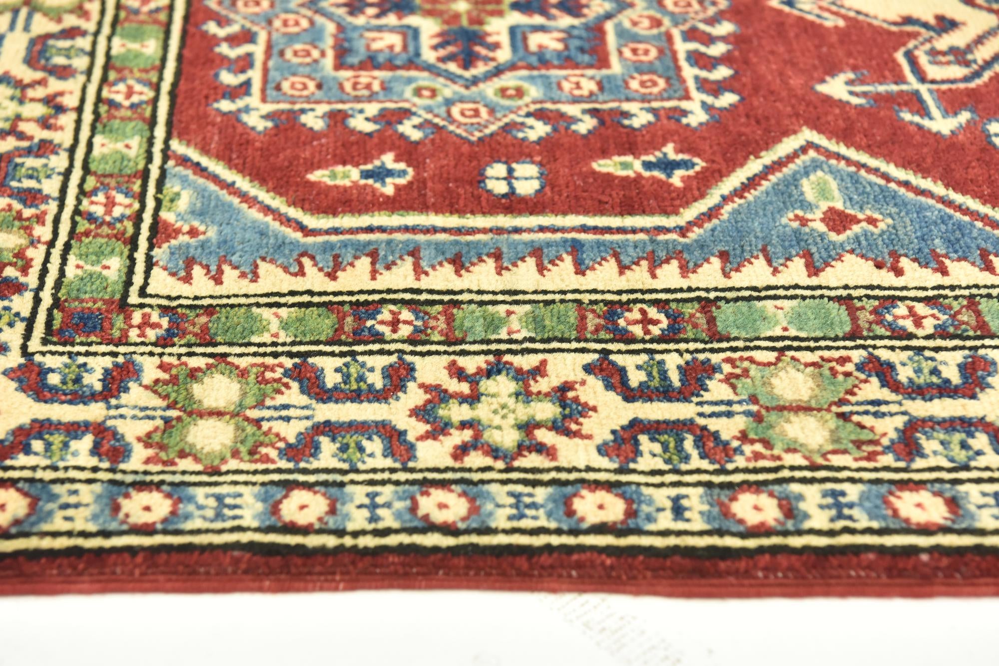 2' 9 x 4' 2 Hand Knotted Kazak Rug
