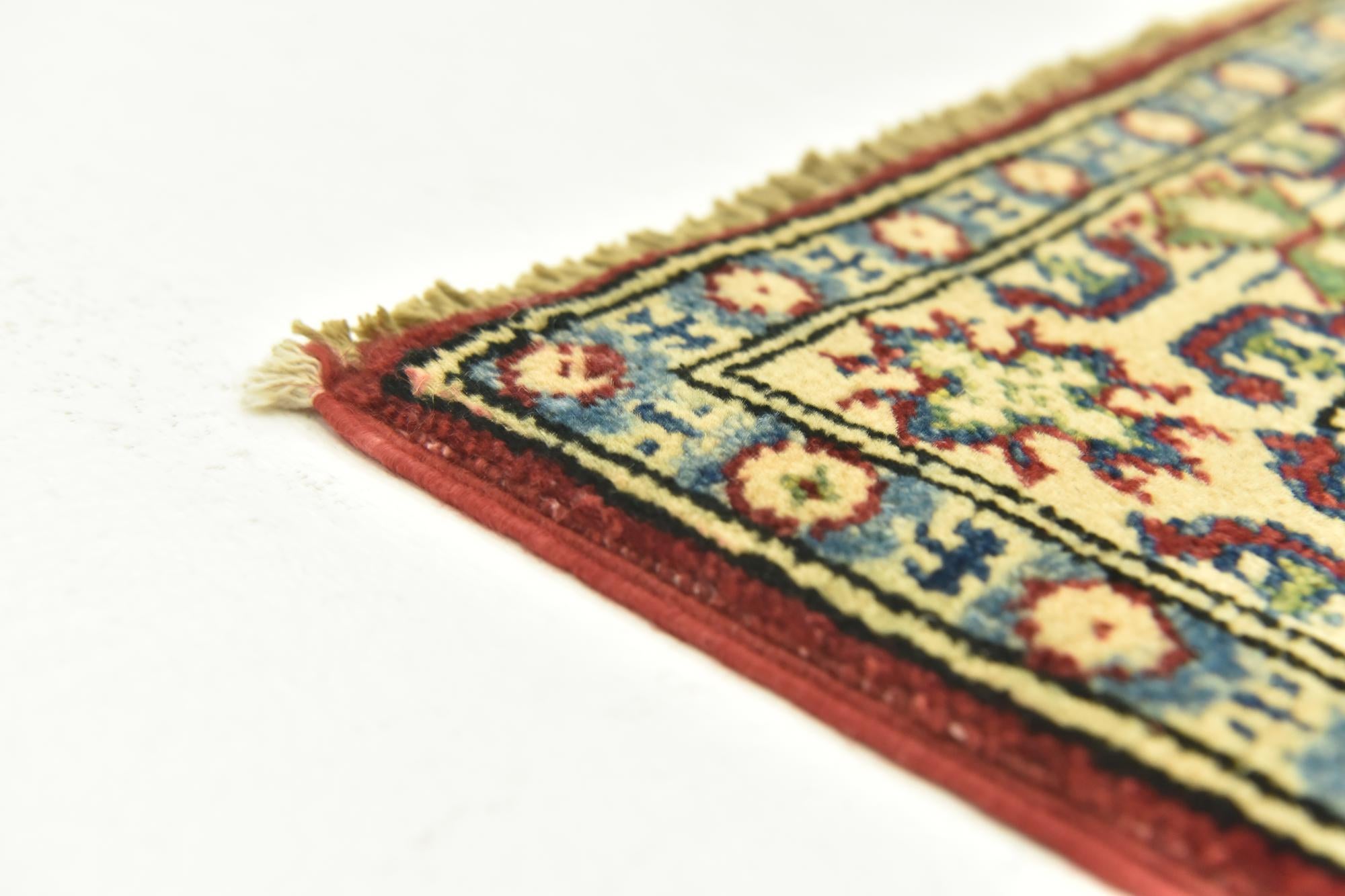 2' 9 x 4' 2 Hand Knotted Kazak Rug