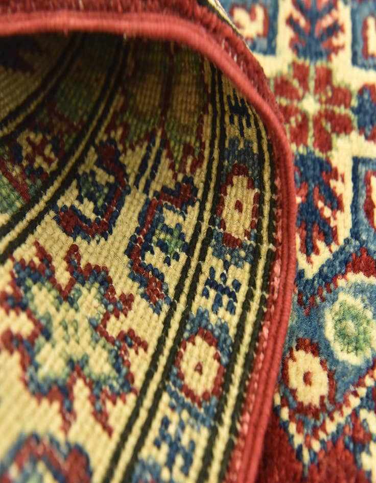 Detail image of 2' 9 x 4' 2  Hand Knotted Kazak Rug