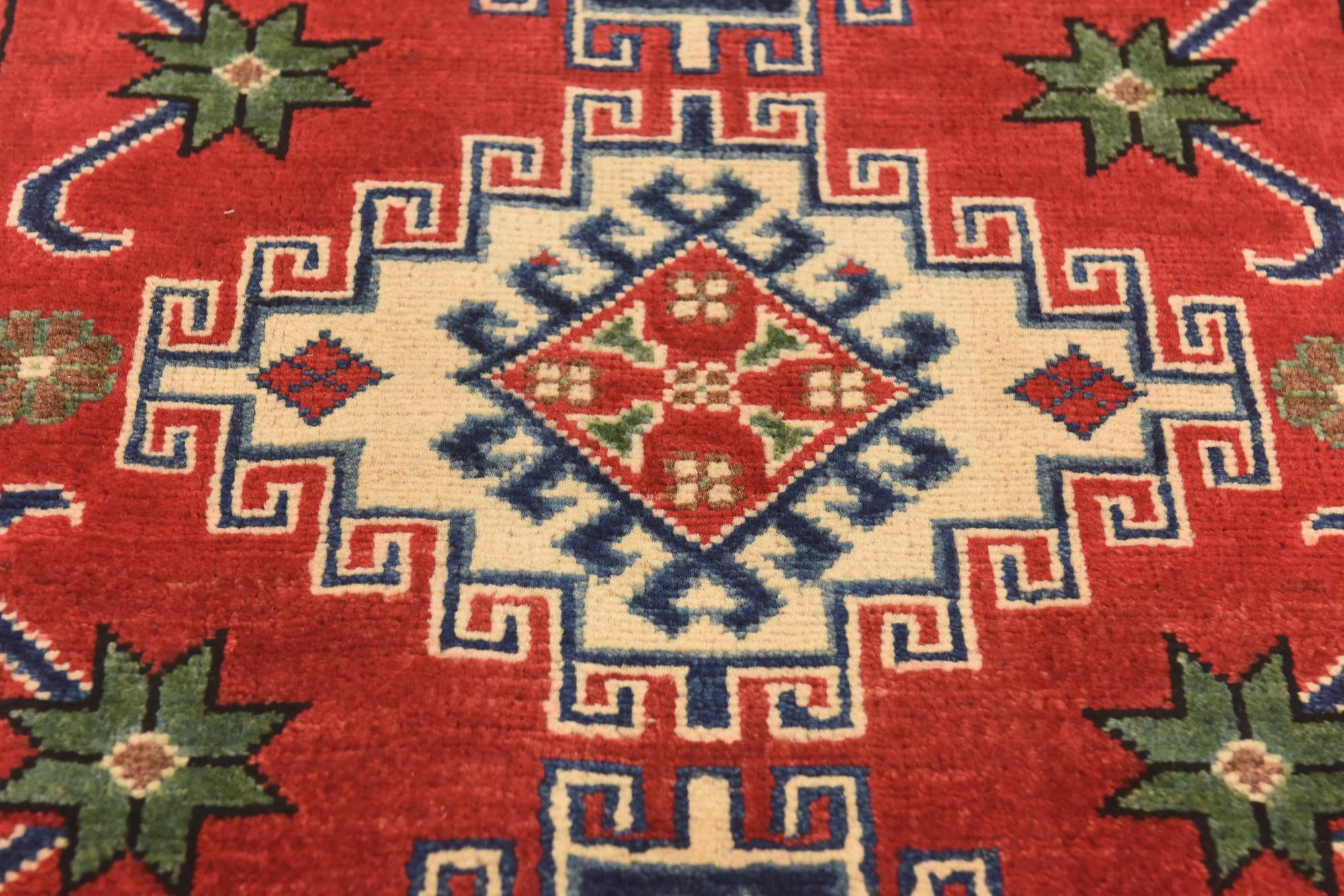 2' 8 x 4' 2 Hand Knotted Kazak Rug