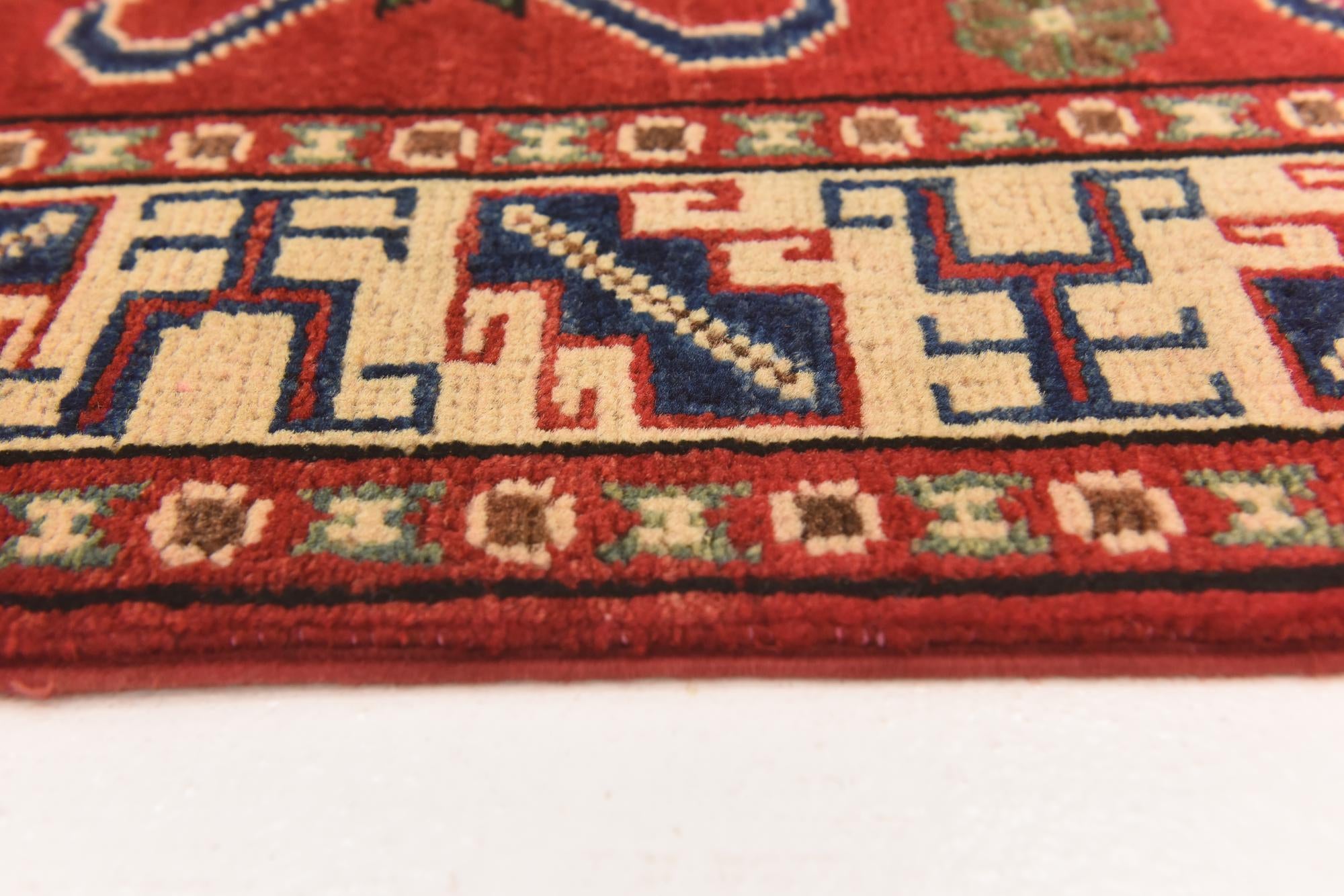 2' 8 x 4' 2 Hand Knotted Kazak Rug