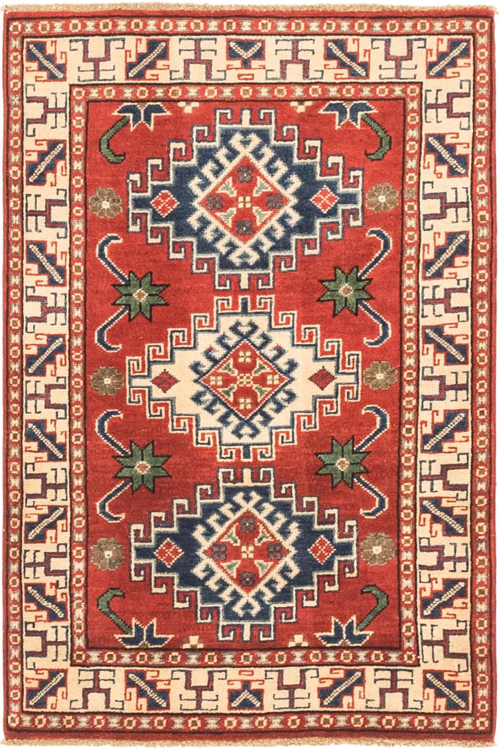2' 8 x 4' 2 Hand Knotted Kazak Rug