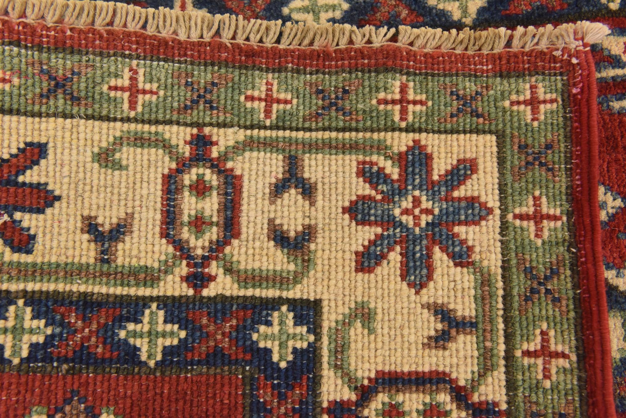 2' 8 x 4' 3 Hand Knotted Kazak Rug