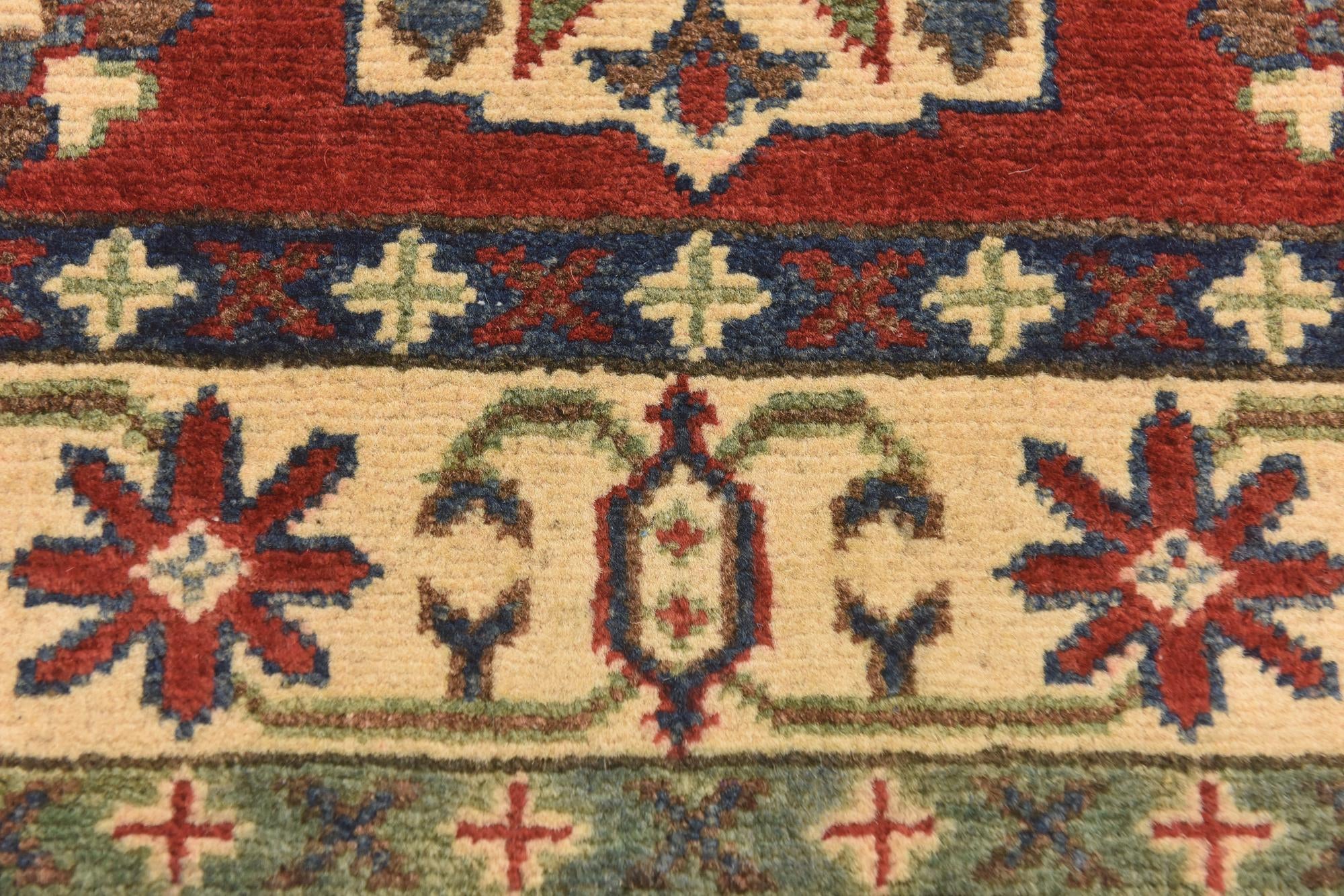2' 8 x 4' 3 Hand Knotted Kazak Rug