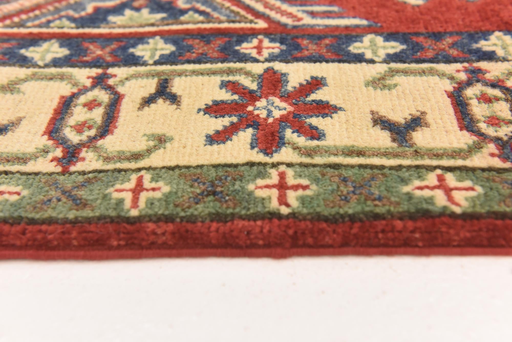 2' 8 x 4' 3 Hand Knotted Kazak Rug