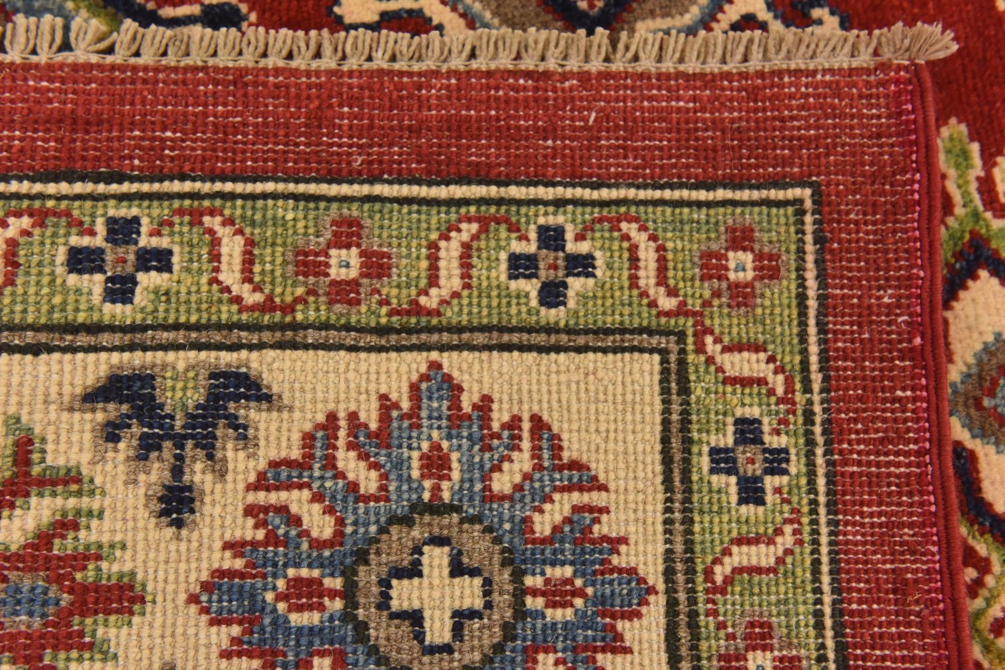 5' 8 x 7' 10 Hand Knotted Kazak Rug