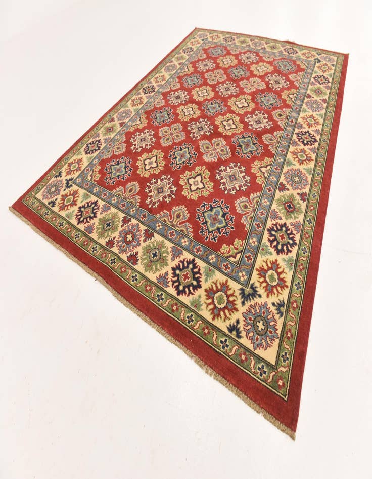Detail image of 5' 8 x 7' 10 Hand Knotted Kazak Rug