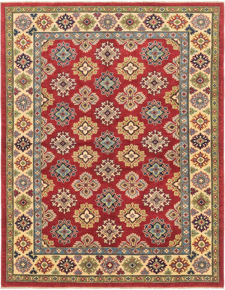 Detail image of 5' 8 x 7' 10 Hand Knotted Kazak Rug