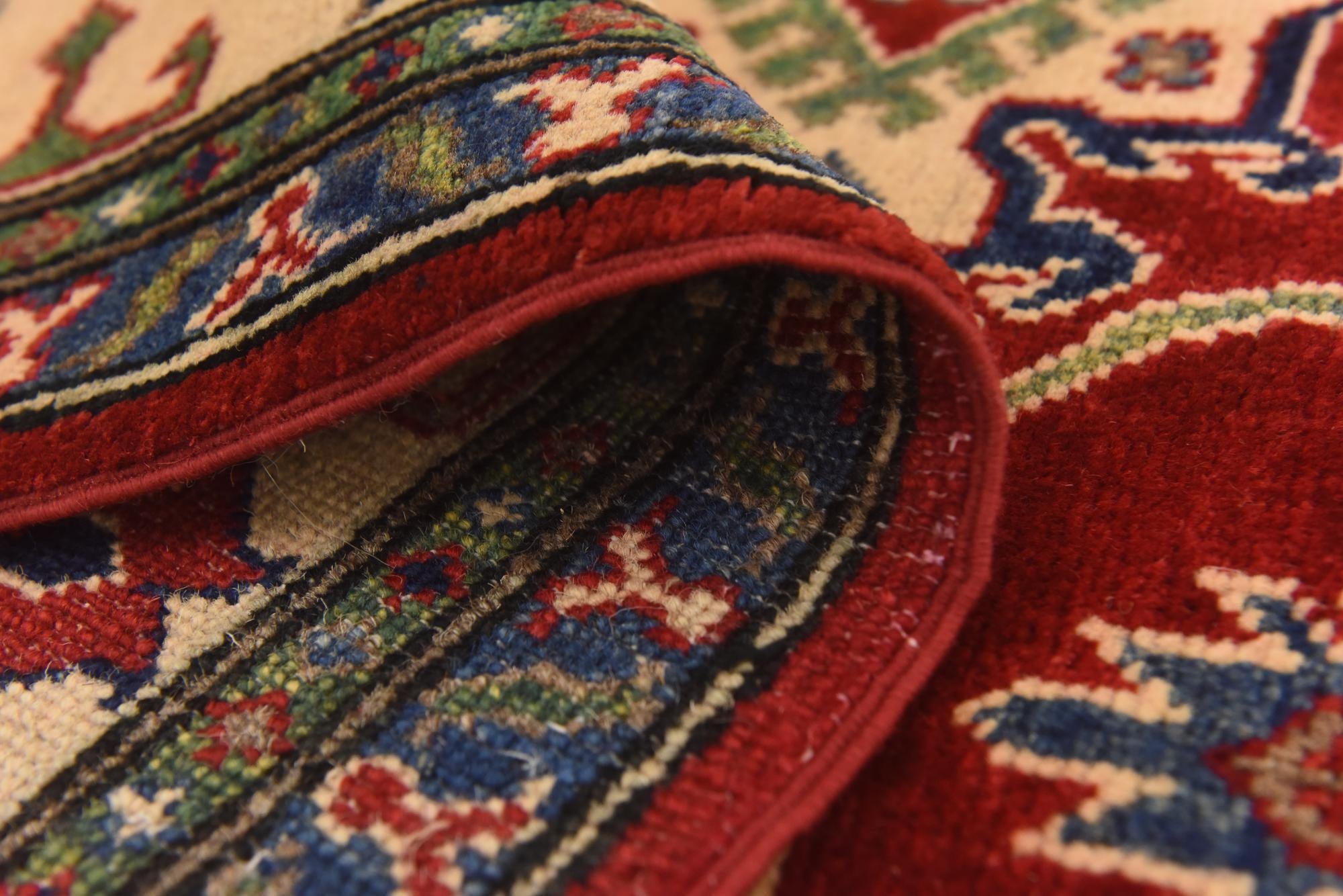 175cm x 250cm Hand Knotted Kazak Rug