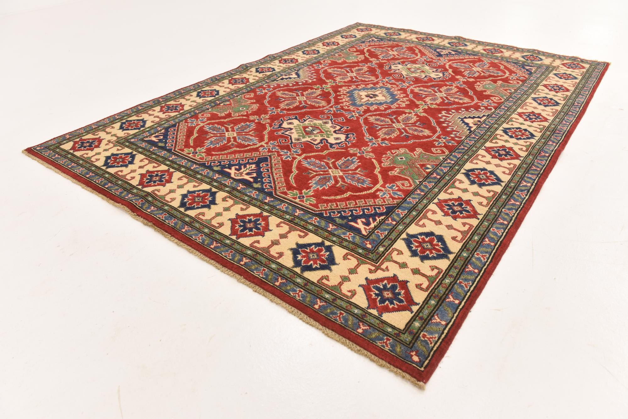 175cm x 250cm Hand Knotted Kazak Rug