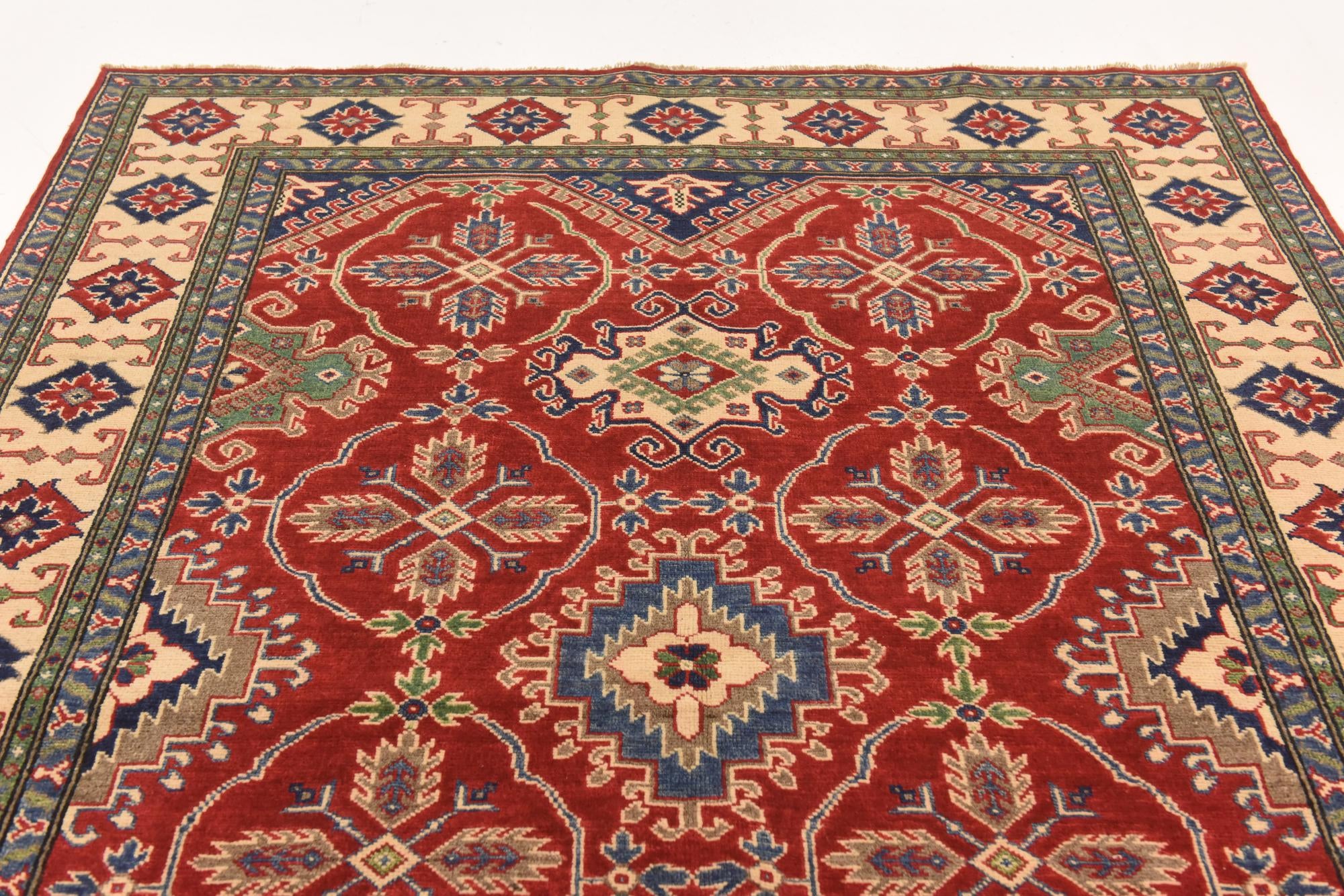 175cm x 250cm Hand Knotted Kazak Rug
