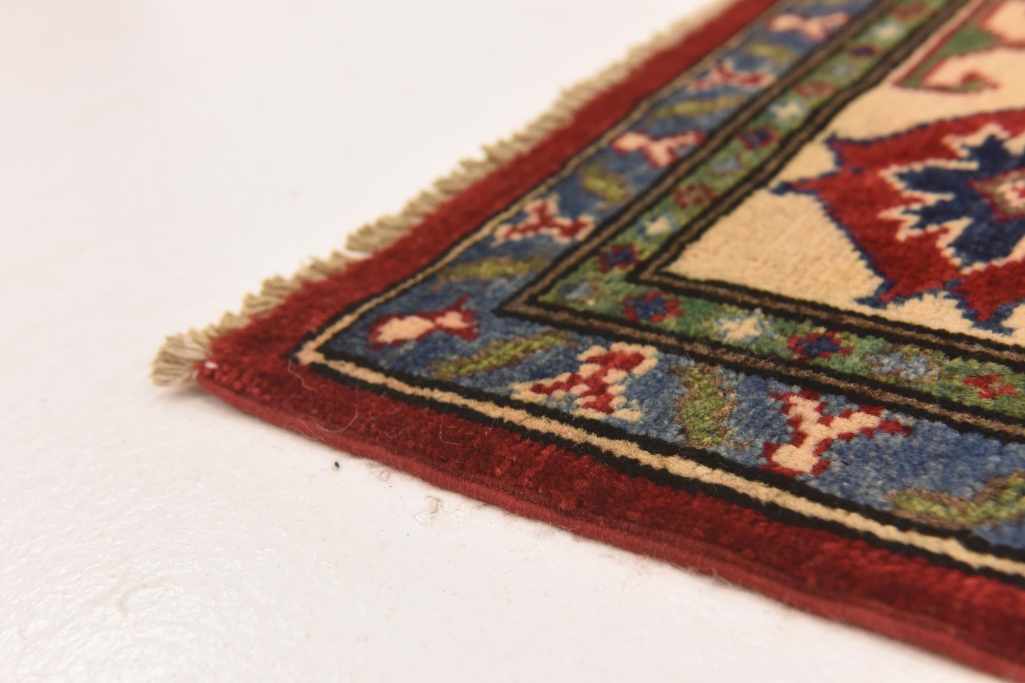 175cm x 250cm Hand Knotted Kazak Rug