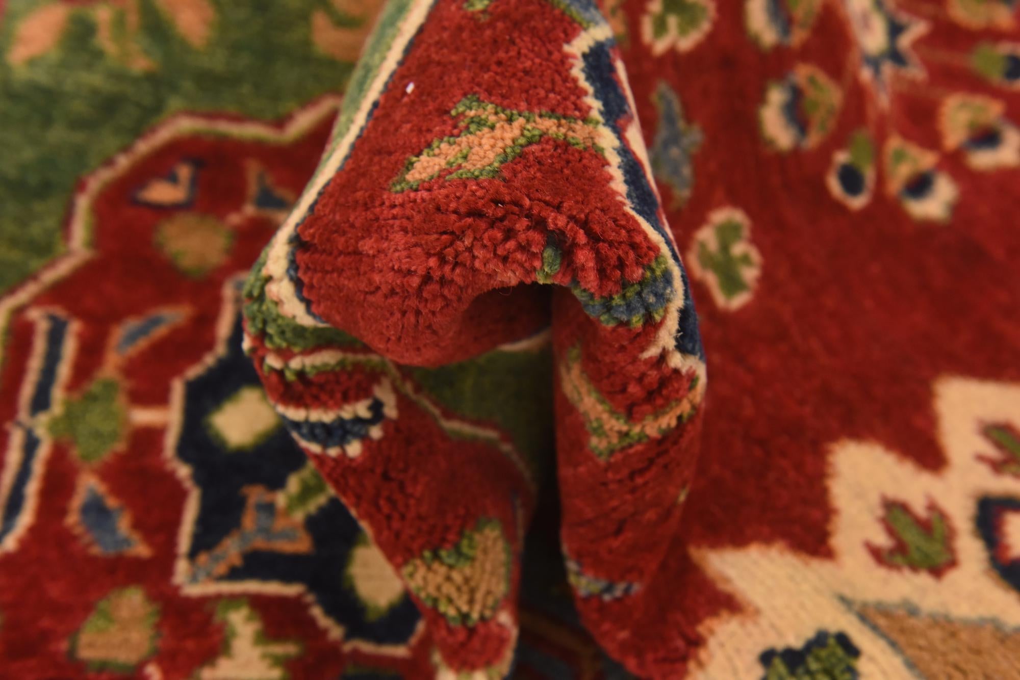 5' 7 x 8' 3 Hand Knotted Kazak Rug
