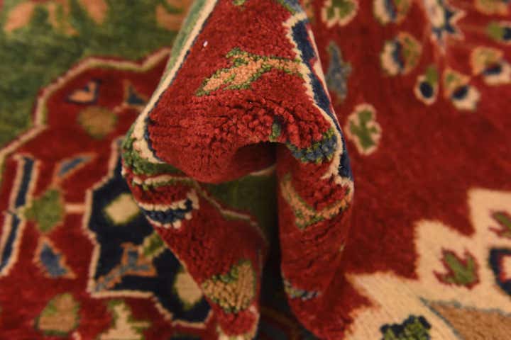 5' 7 x 8' 3 Hand Knotted Kazak Rug